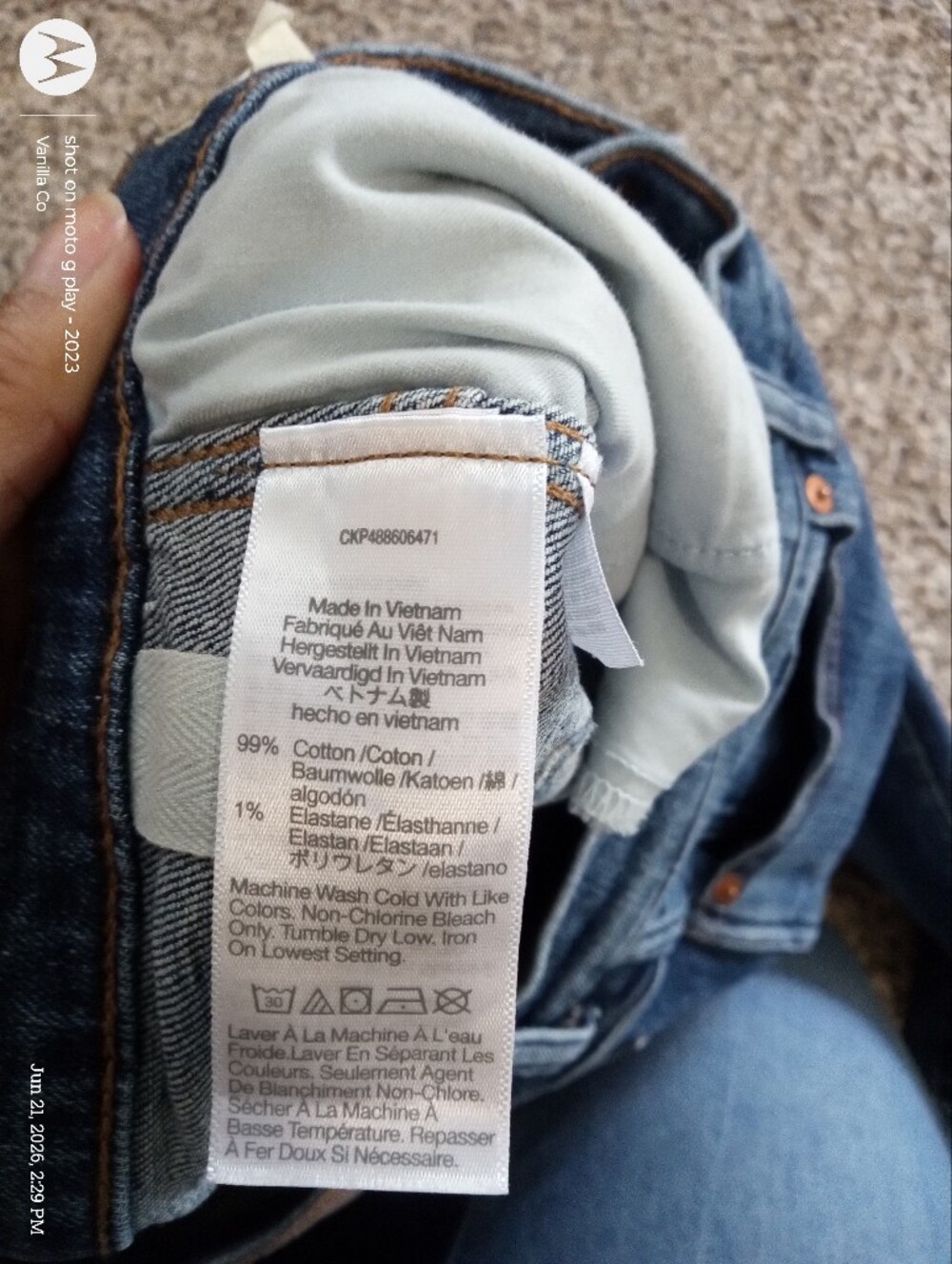 Madewell Mid-Rise Stovepipe Jean Ankle Blue Size 30 Medium Petite - Picture 7 of 9
